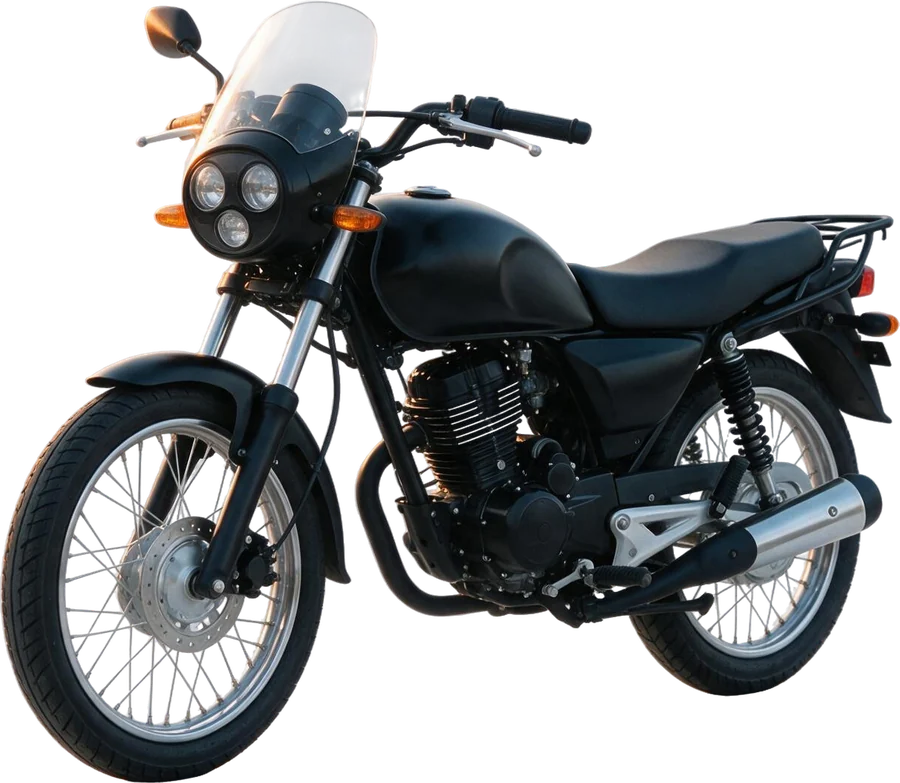 Motocicleta de bajo cilindraje, el tipo de vehículo que habilita la categoría A2 (imagen de referencia)